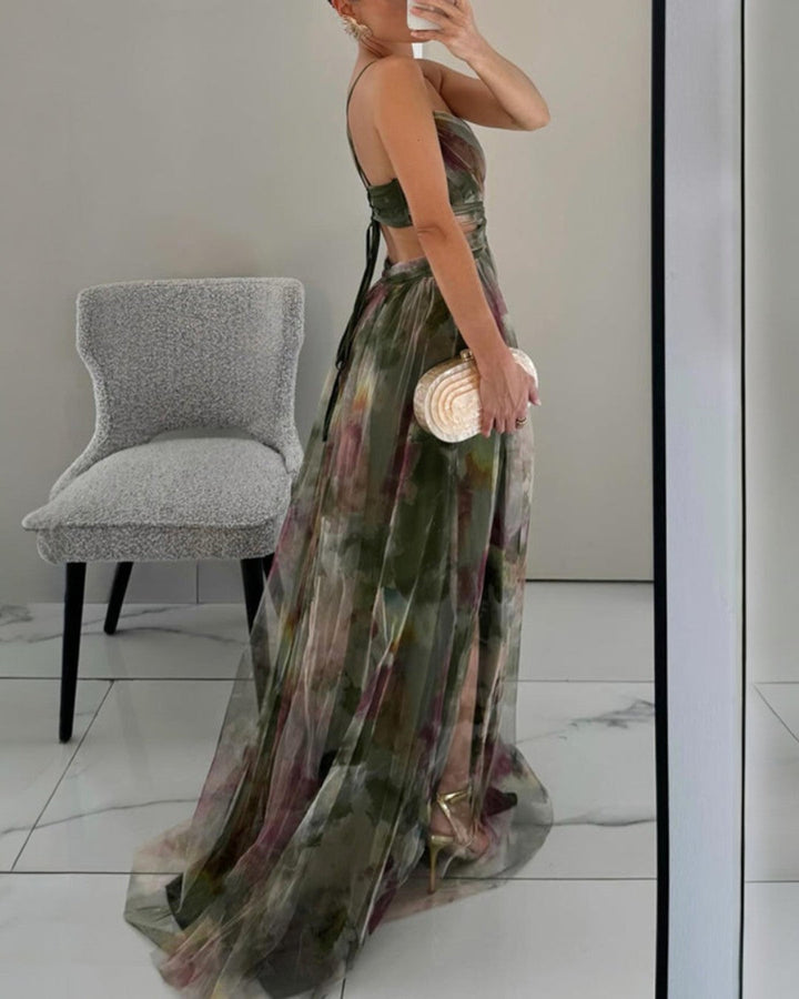 Harper - Maxi Jurk Elegante Bloemen