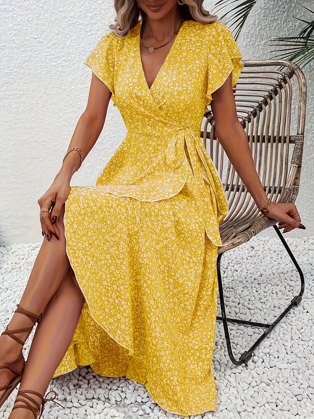 Marina - Elegante Bloemenjurk