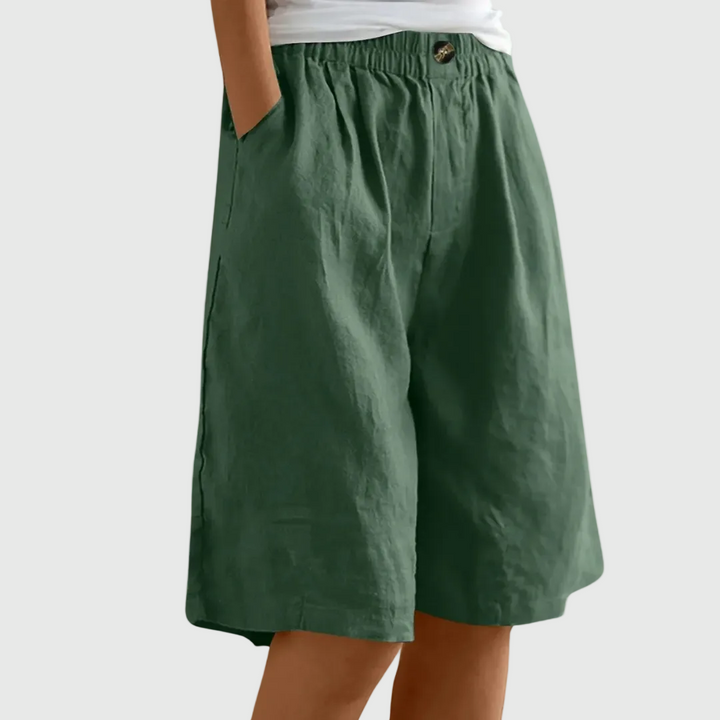 Marie - Ruime Shorts met Elastische Taille