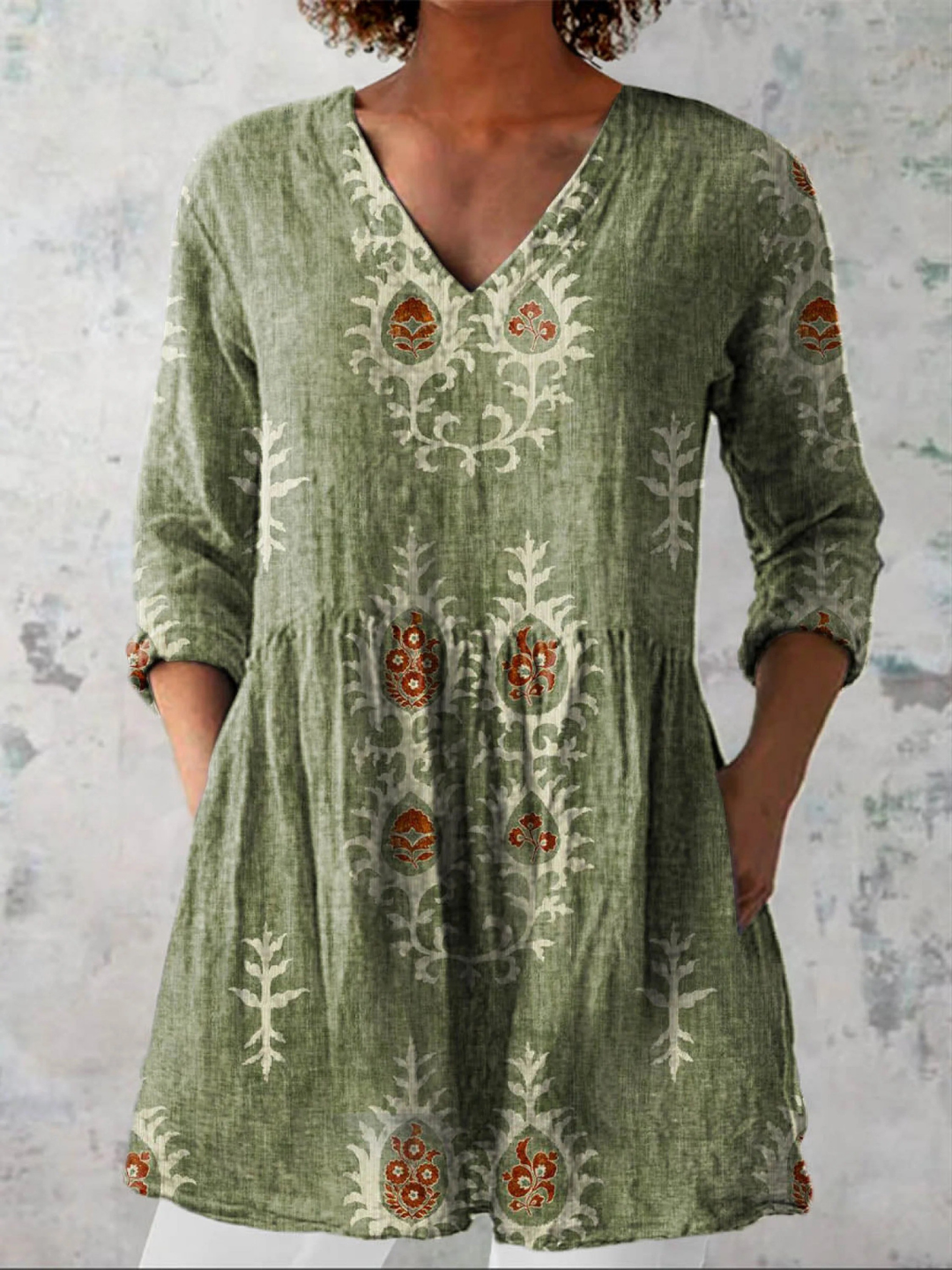 Camille - Elegante lange blouses