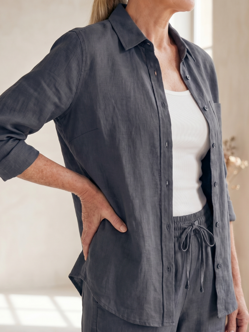 Noor - Lange Mouwen Shirt Tapered Broek Set