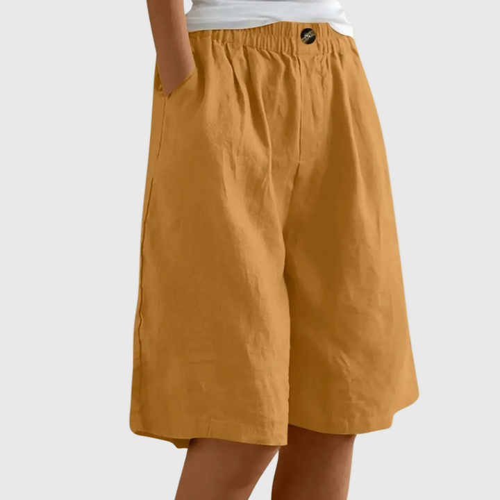 Marie - Ruime Shorts met Elastische Taille
