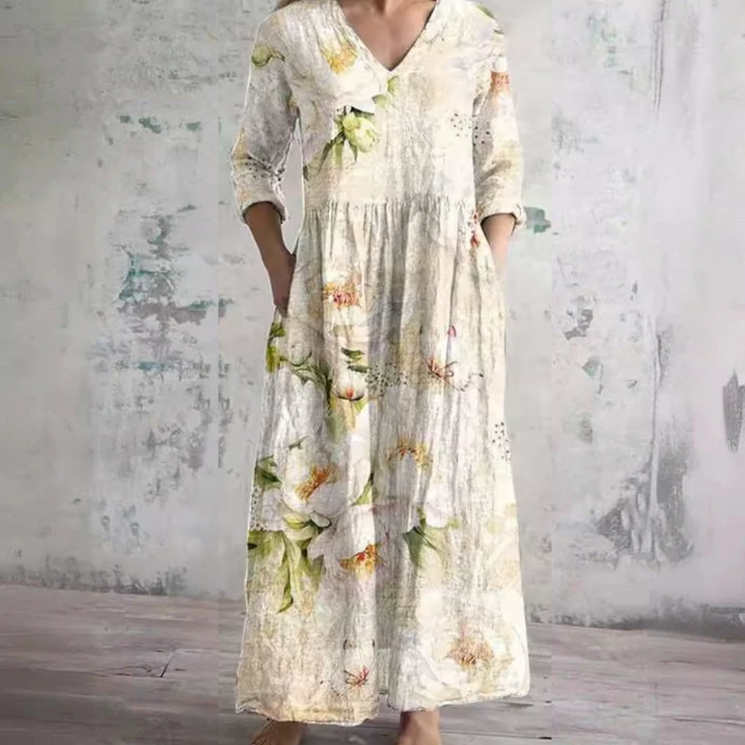Anne - Bloemen Zomerjurk