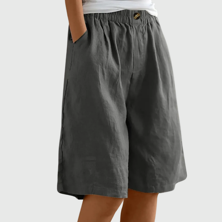 Marie - Ruime Shorts met Elastische Taille