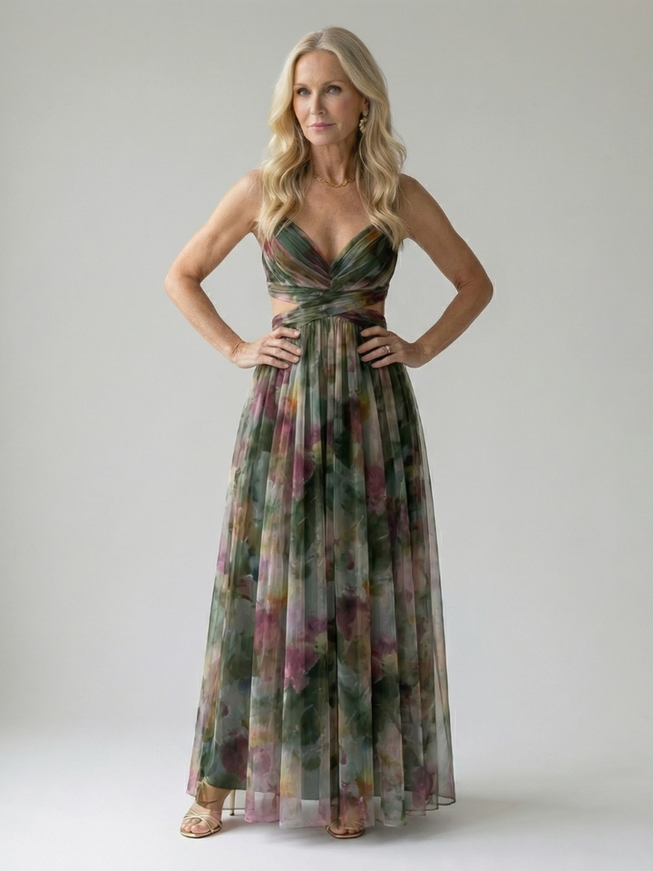 Isel - Zachte Wikkel Maxi Jurk