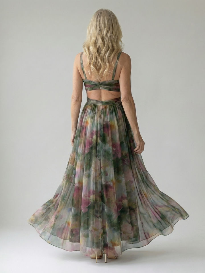 Isel - Zachte Wikkel Maxi Jurk