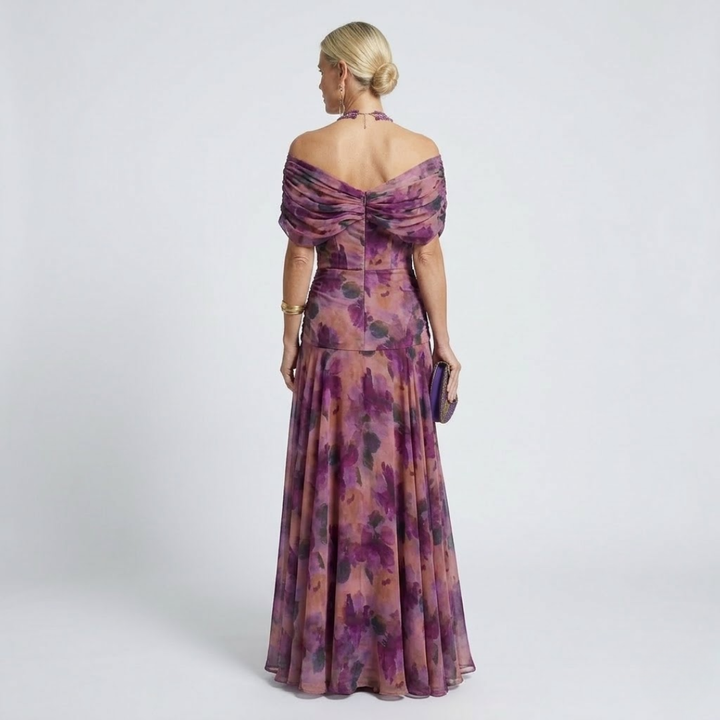 ISABELLA - Elegante Maxi Jurk met Flatterende Taille en Tijdloze Klasse