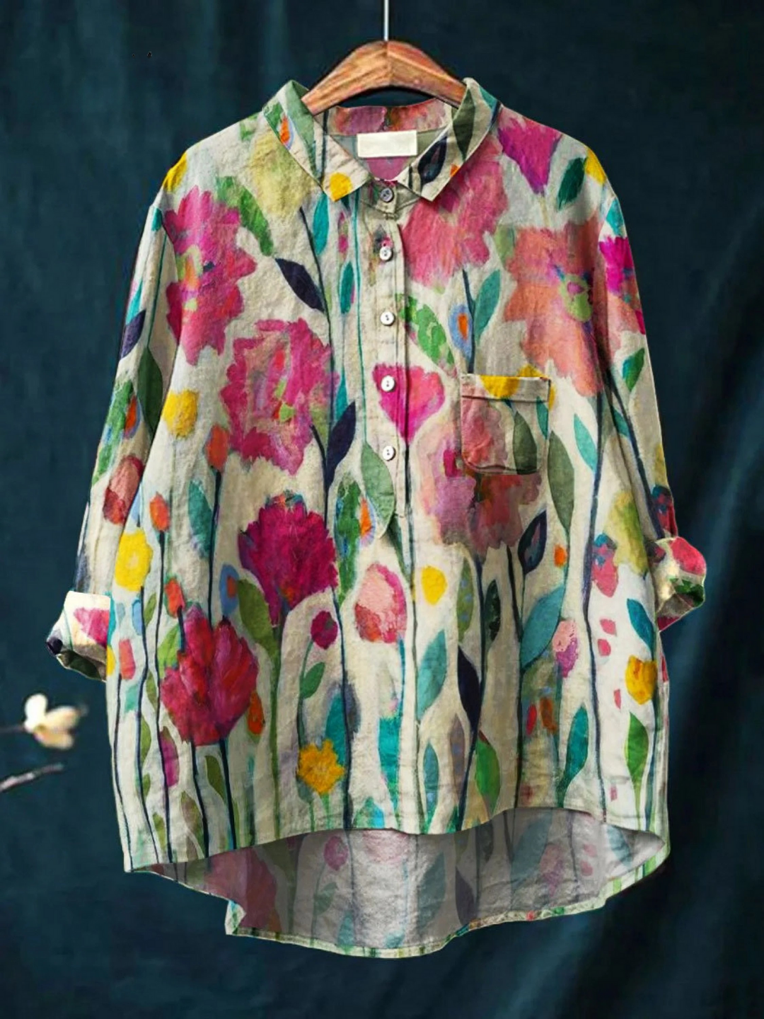 Phoebe - Lichte Vintage Blouse