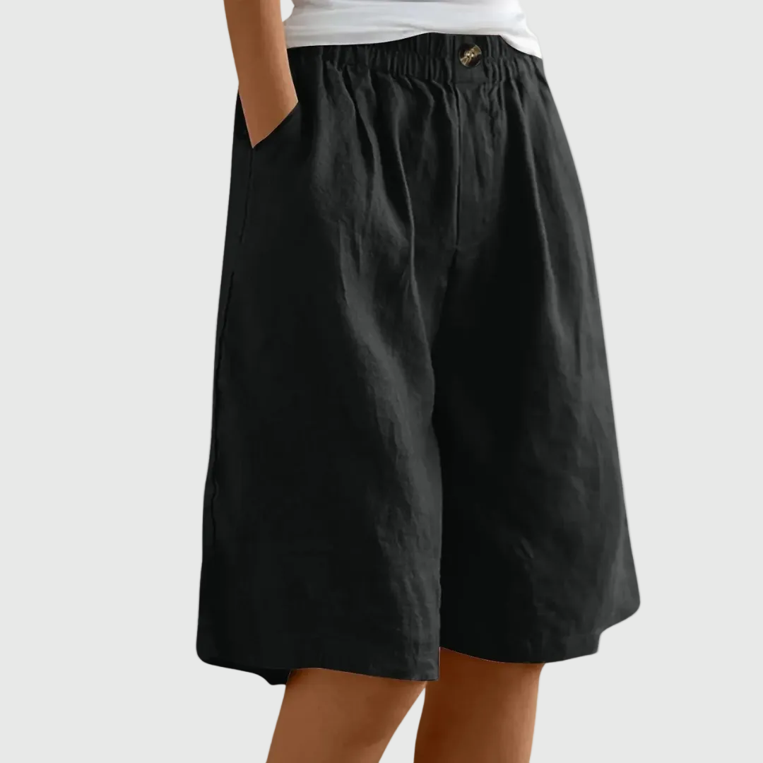 Marie - Ruime Shorts met Elastische Taille