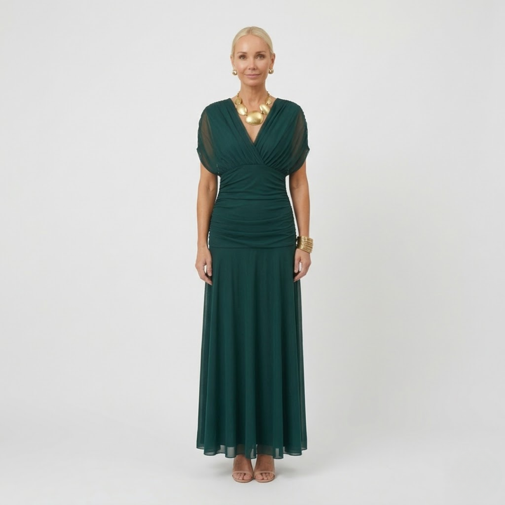 ISABELLA - Elegante Maxi Jurk met Flatterende Taille en Tijdloze Klasse