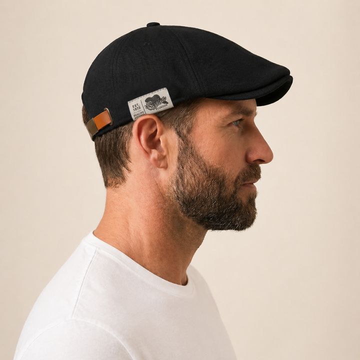 Gian - Zomer Flat Cap Lage Profiel