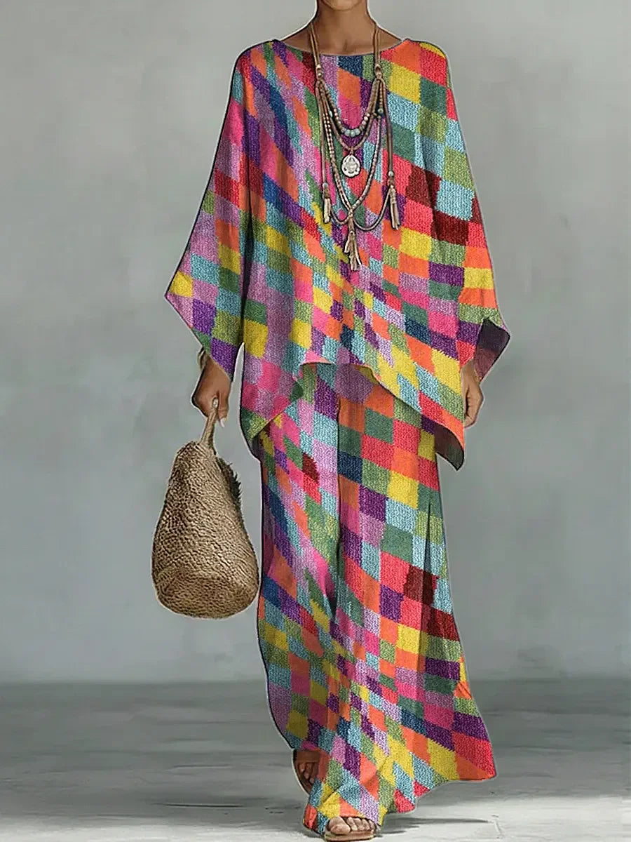 Claire - Comfort Set met Print