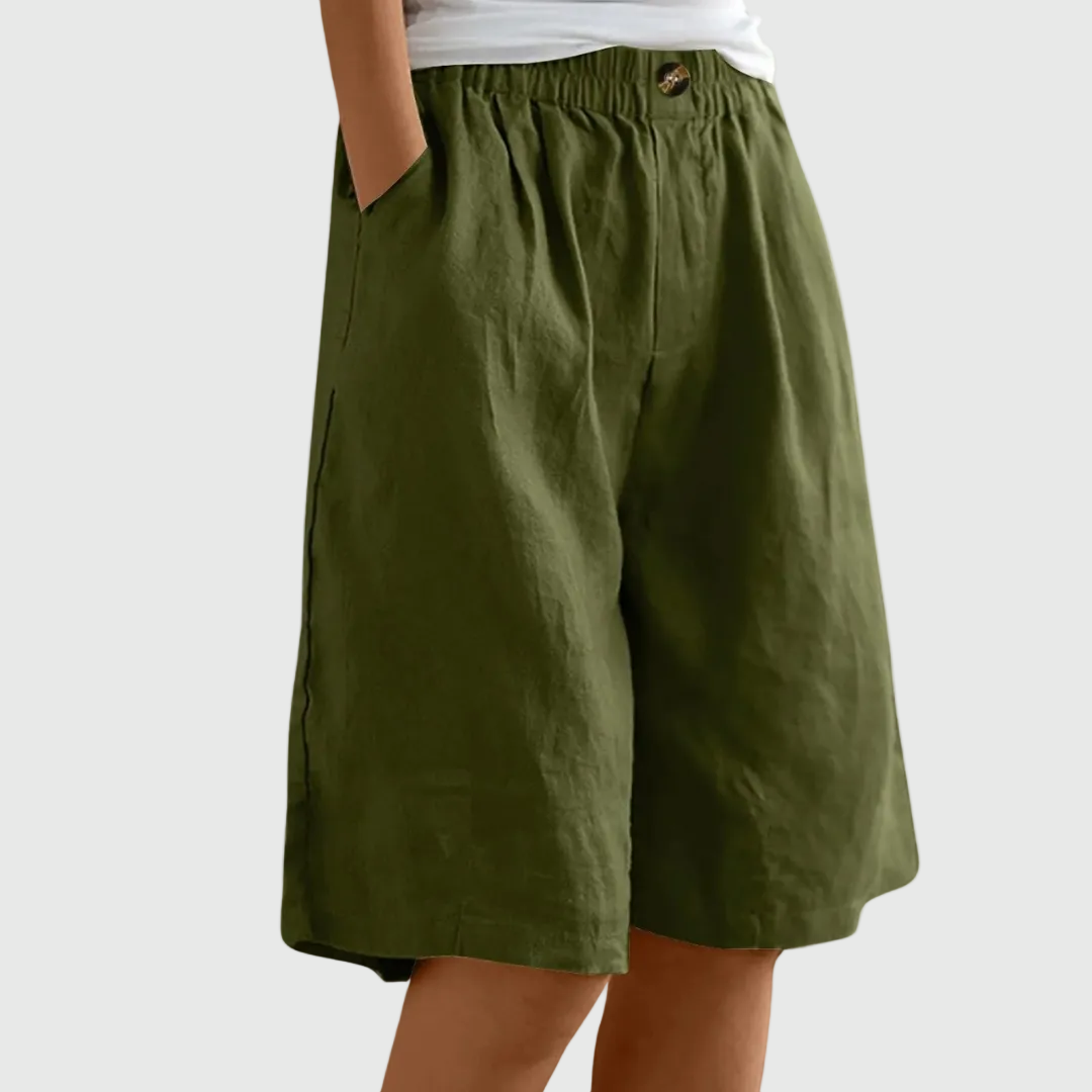 Marie - Ruime Shorts met Elastische Taille