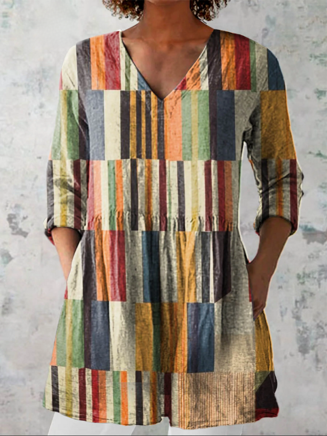 Amélie - Elegante lange blouse