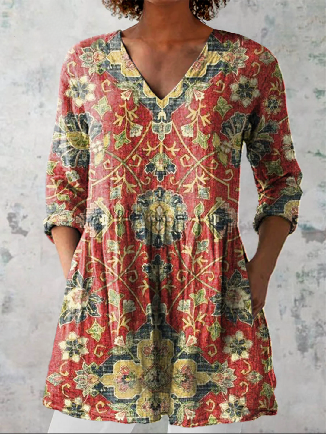 Emilie - Elegante lange blouses