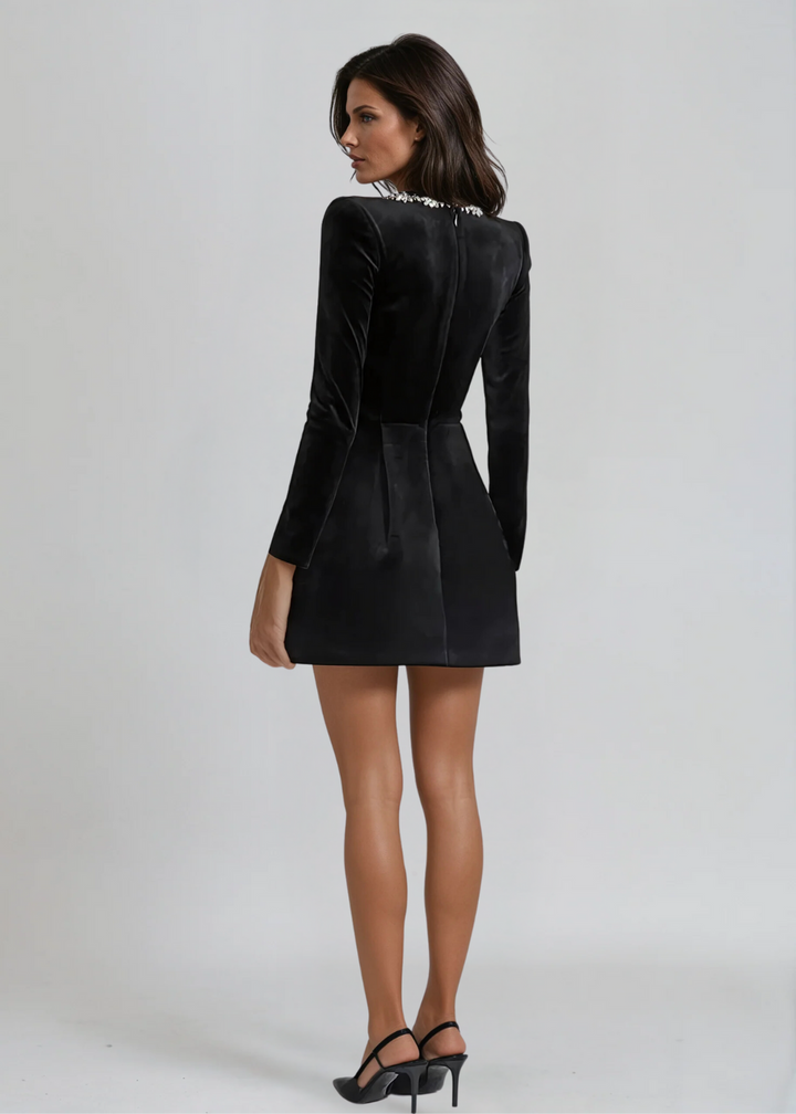 KARINA - MINI JURK VAN VELVET
