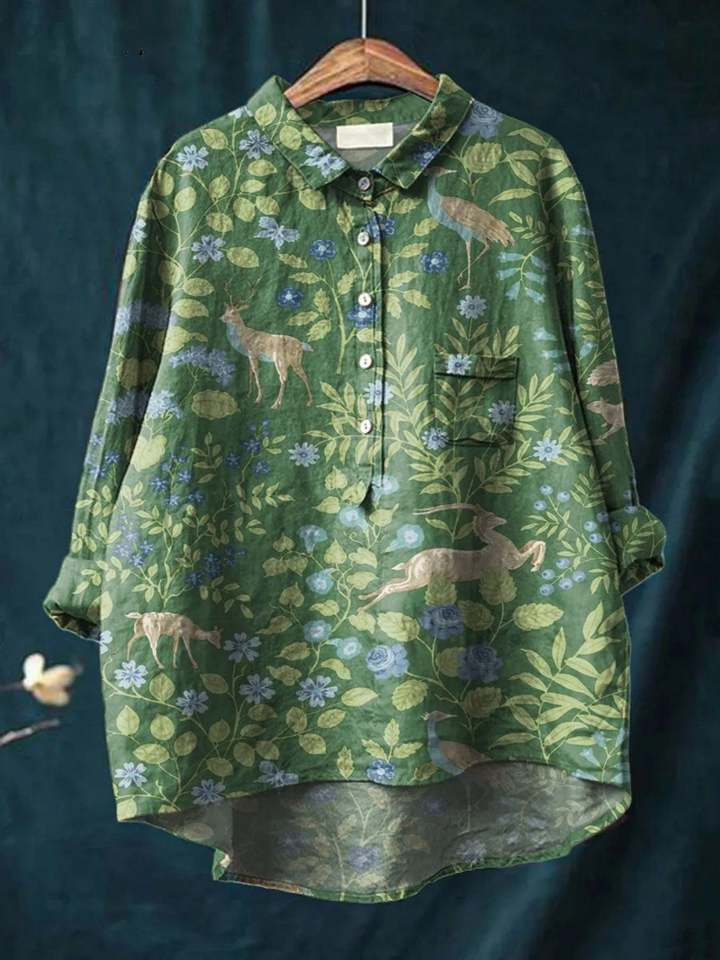 Georgië - Lichte Bloemen T-shirt