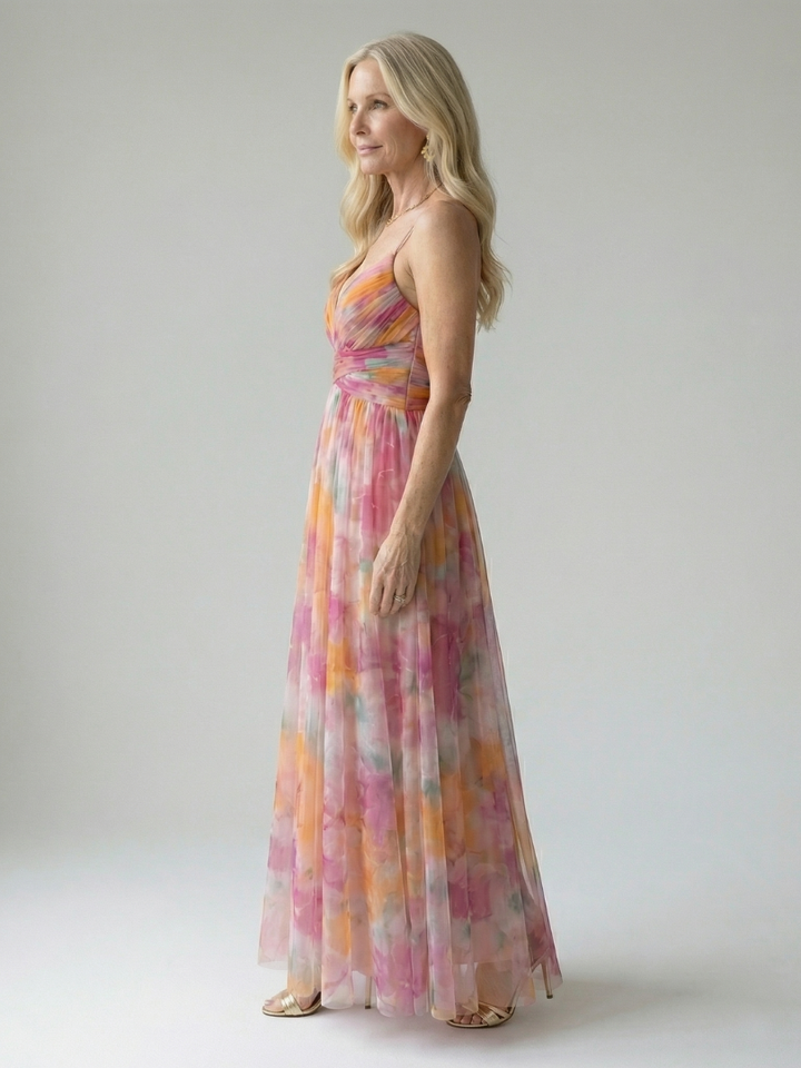 Isel - Zachte Wikkel Maxi Jurk