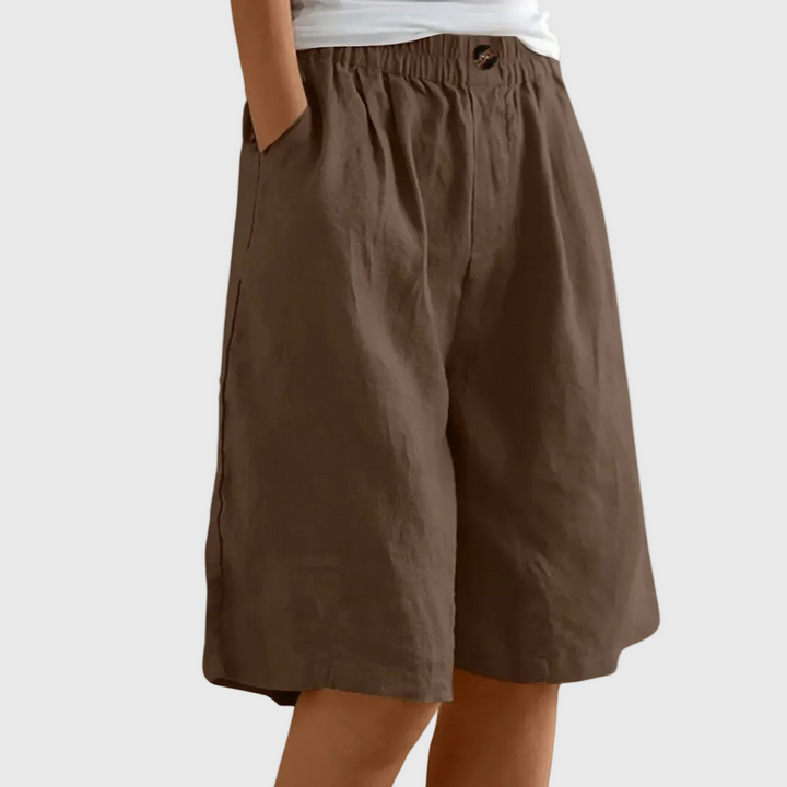 Marie - Ruime Shorts met Elastische Taille