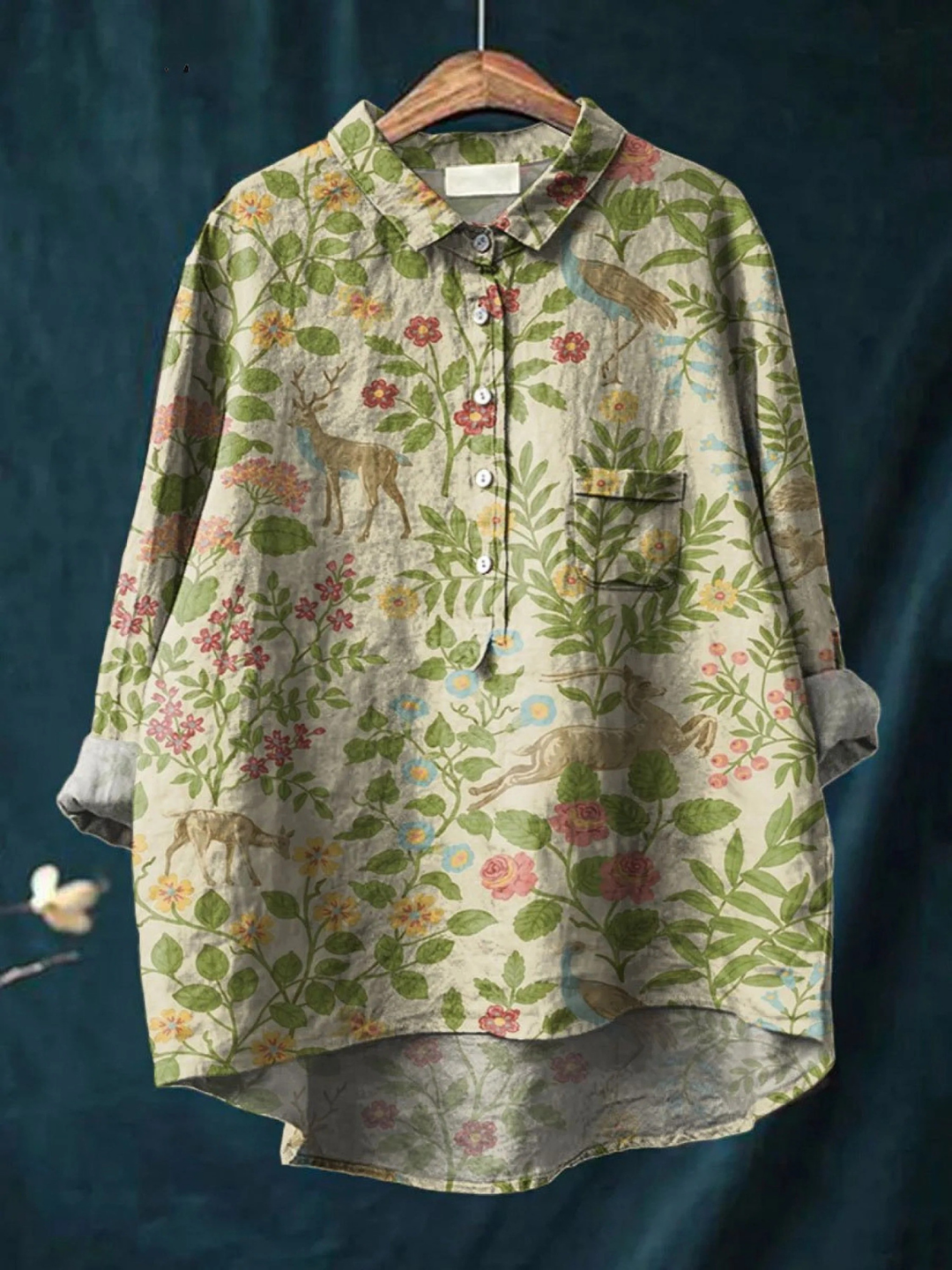 Georgië - Lichte Bloemen T-shirt