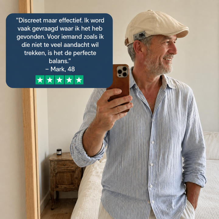 Gian - Zomer Flat Cap Lage Profiel