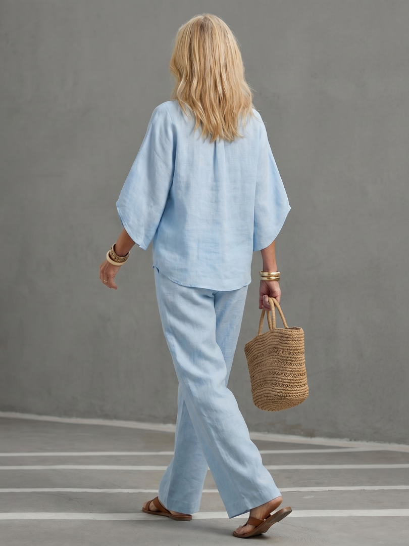 Amity - Knop Voor Relaxed Tuniek Broek Set