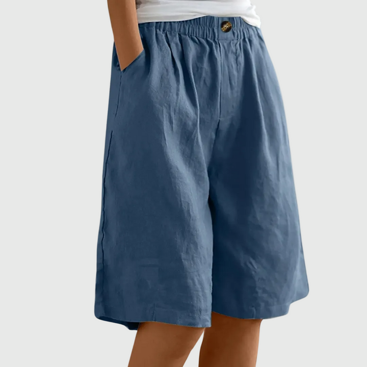 Marie - Ruime Shorts met Elastische Taille