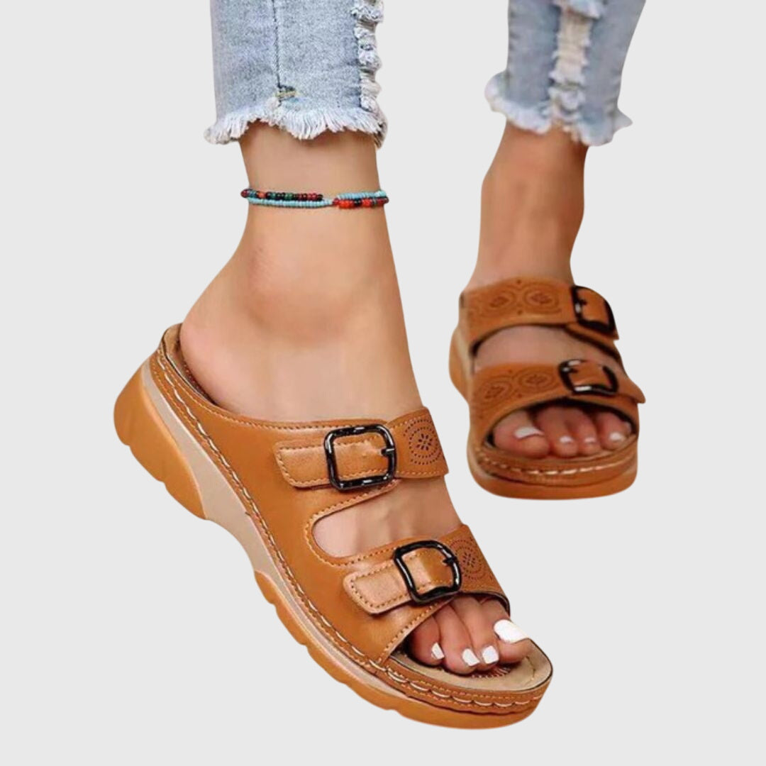 Olivia - Orthopedische Sandalen van Leer