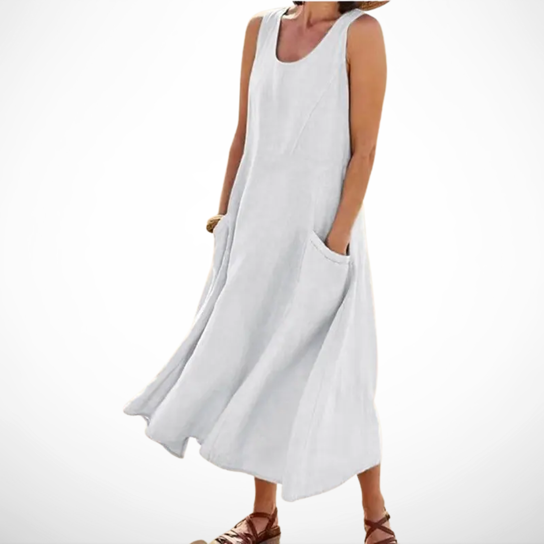 Chloe - Maxi Jurk Natuurlijke Comfort