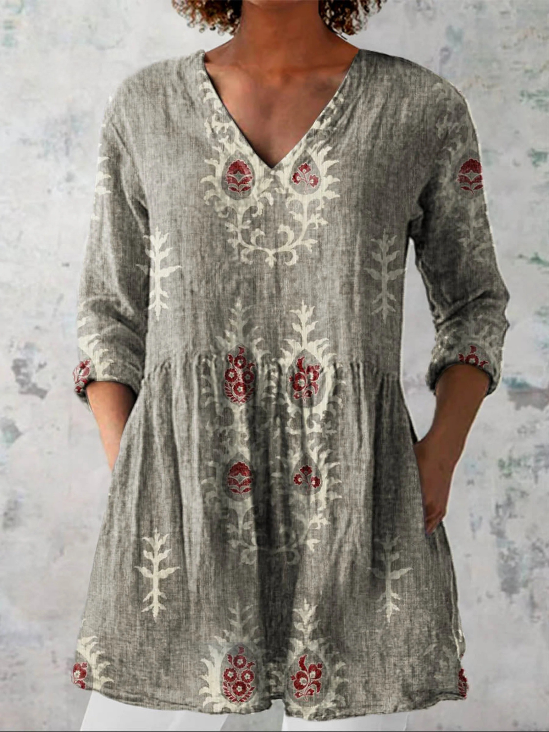 Camille - Elegante lange blouses