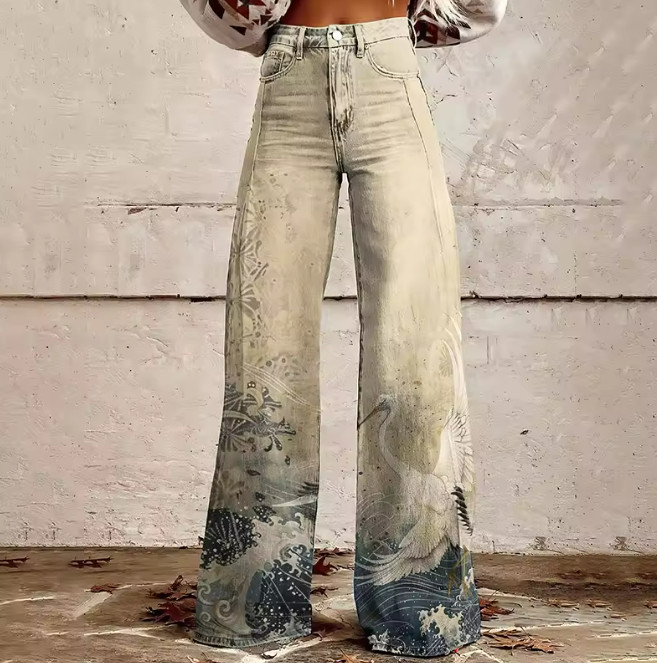 Ondata - Boho Pantalon met Japanse Inspiratie