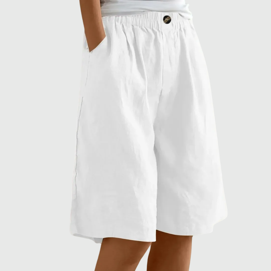 Marie - Ruime Shorts met Elastische Taille