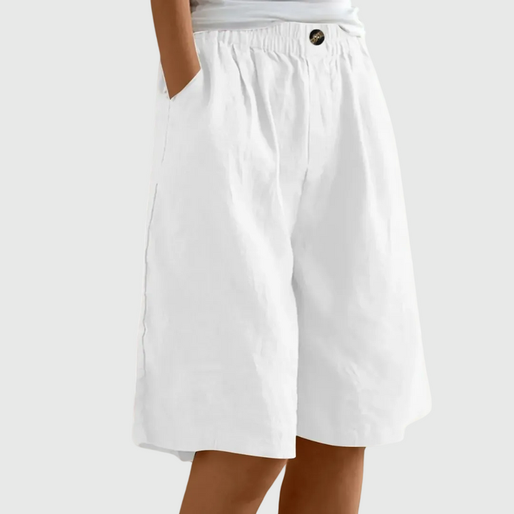 Marie - Ruime Shorts met Elastische Taille