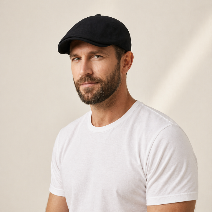Gian - Zomer Flat Cap Lage Profiel