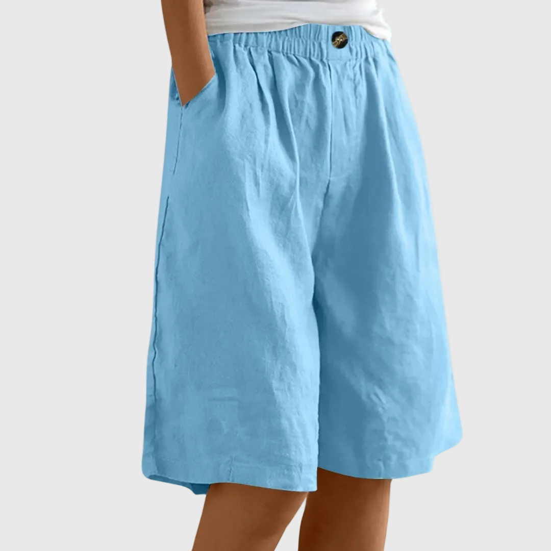Marie - Ruime Shorts met Elastische Taille