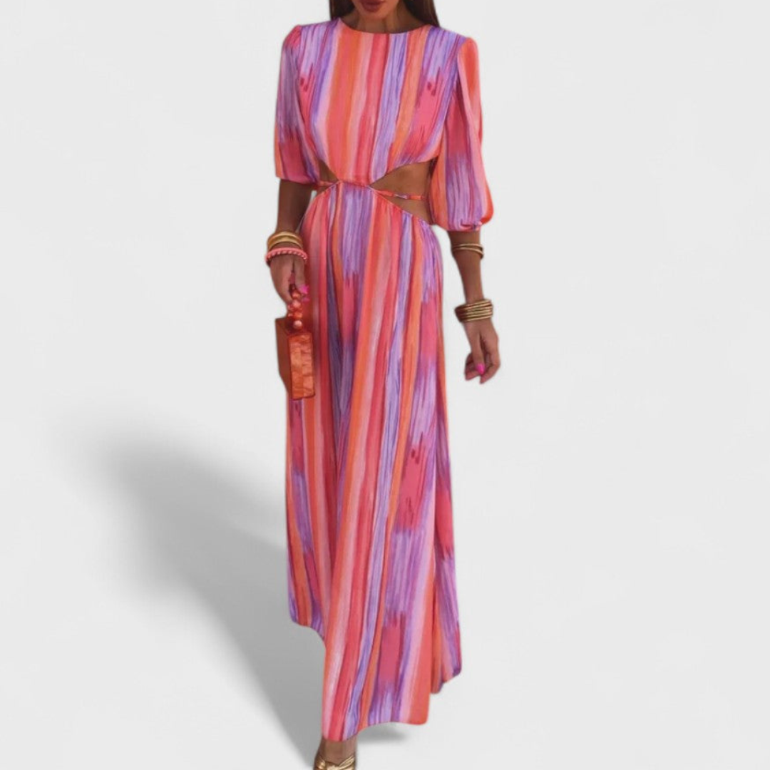 Madeline - Maxi Jurk Glans