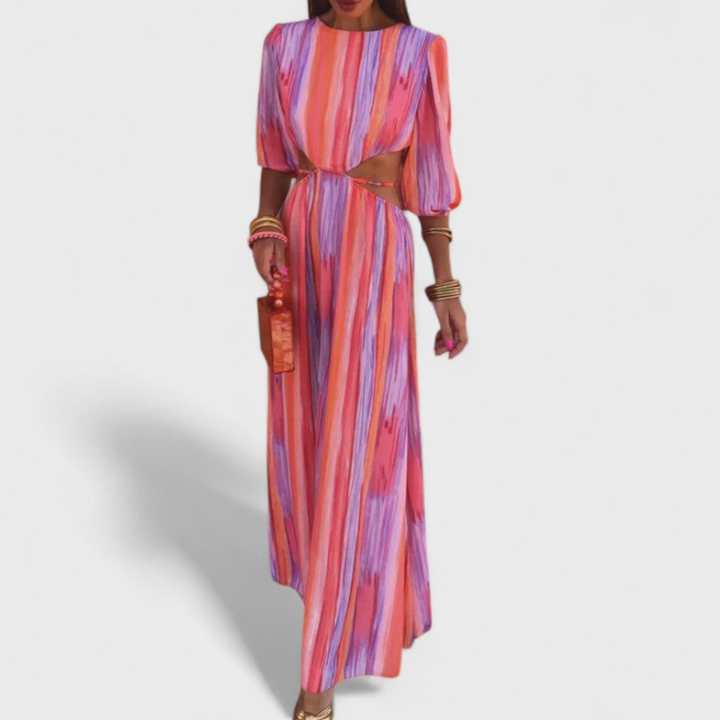 Madeline - Maxi Jurk Glans