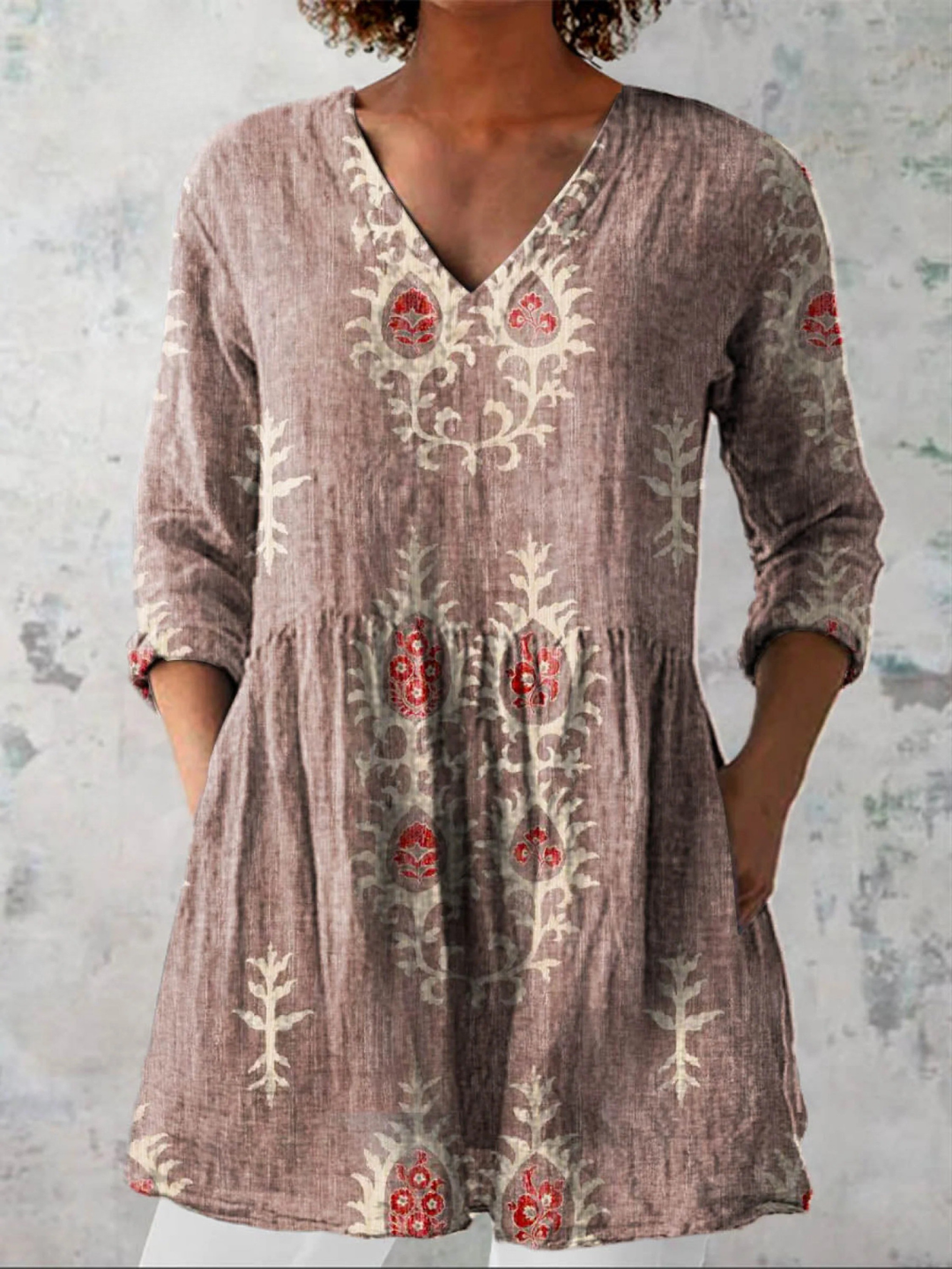 Camille - Elegante lange blouses