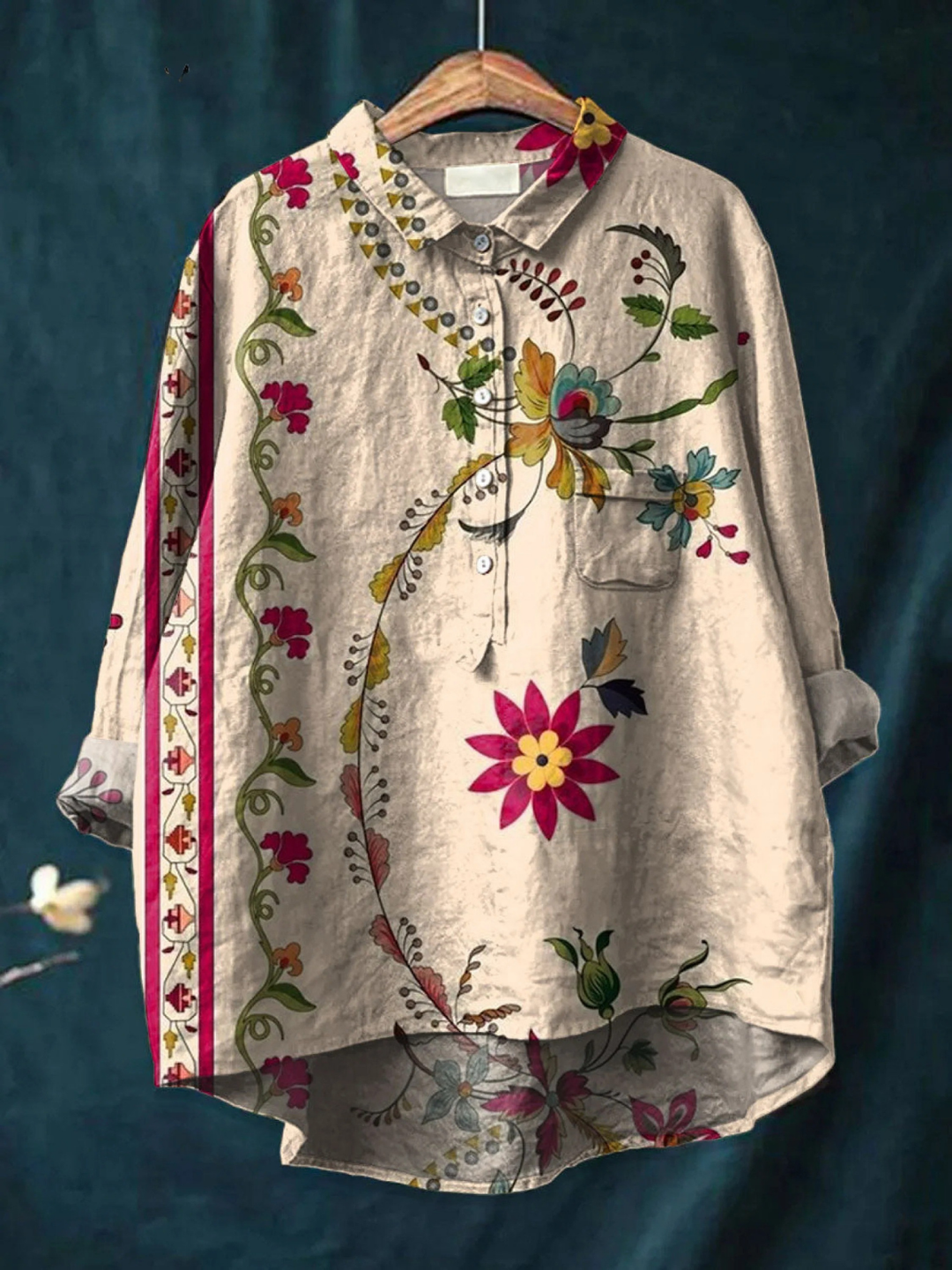 Isla - Lichte Bloemenblouse