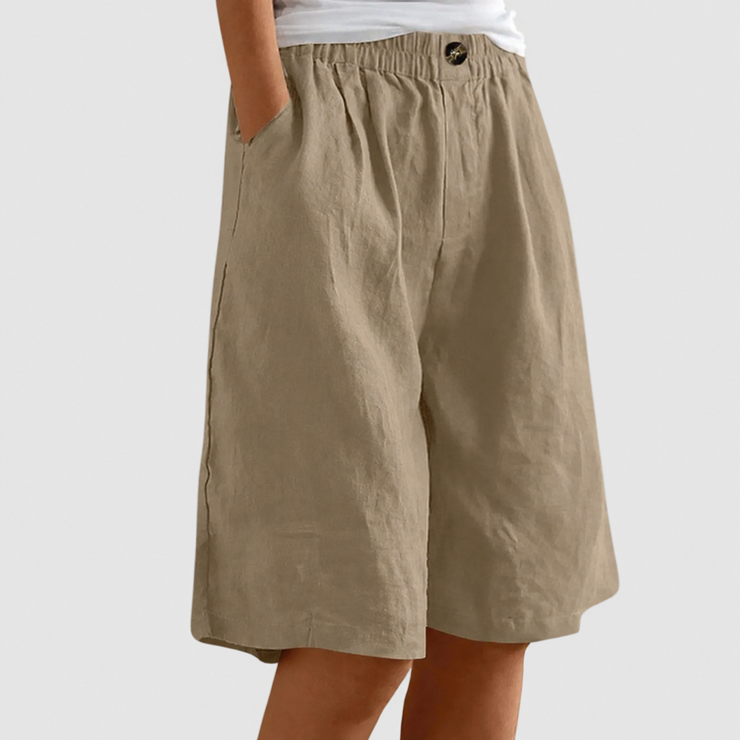 Marie - Ruime Shorts met Elastische Taille