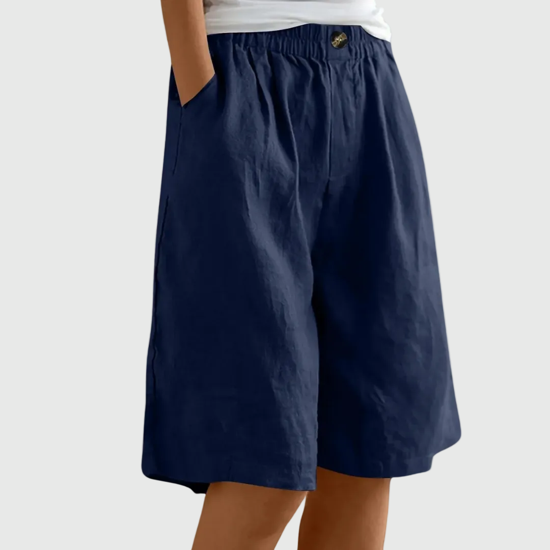 Marie - Ruime Shorts met Elastische Taille