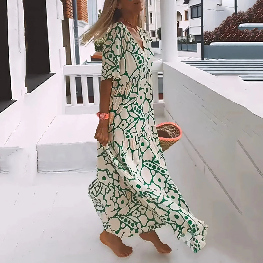 Bianca - Maxi Jurk Natuurlijke Elegantie