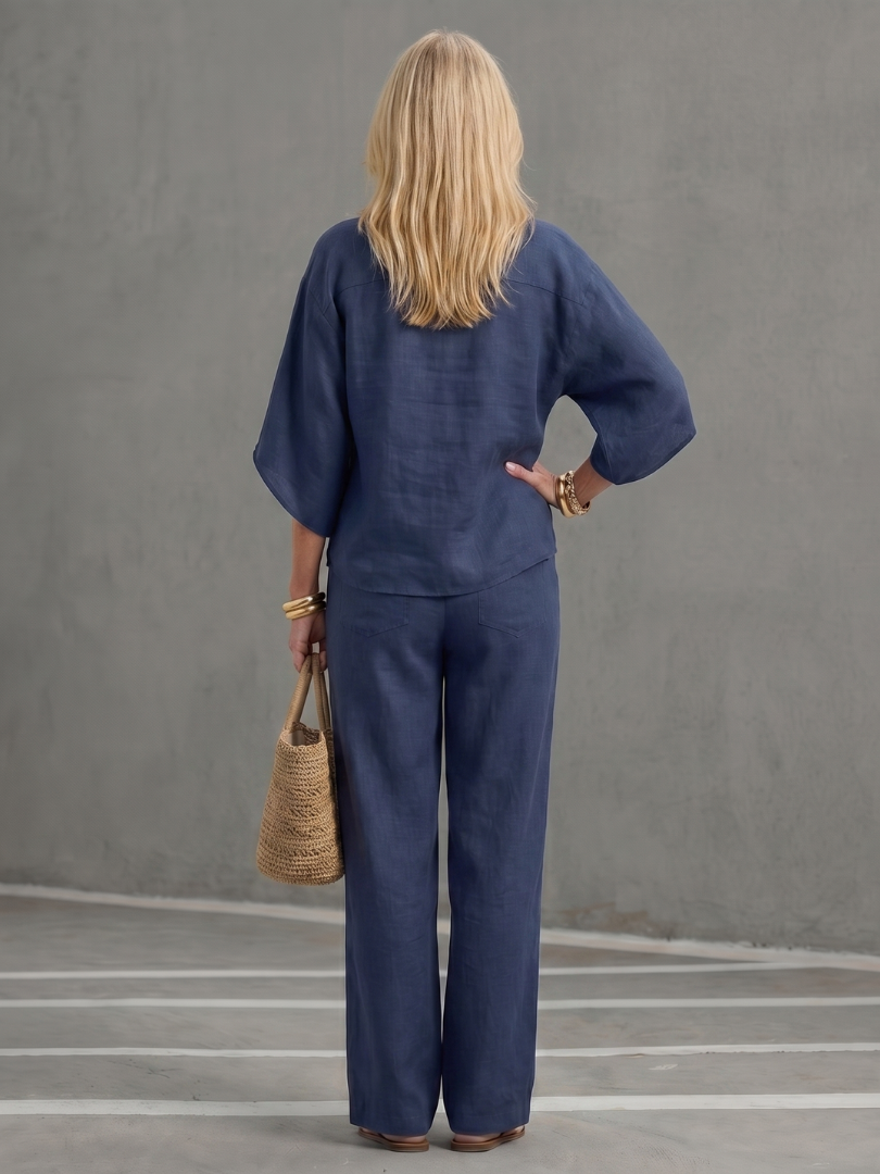 Amity - Knop Voor Relaxed Tuniek Broek Set