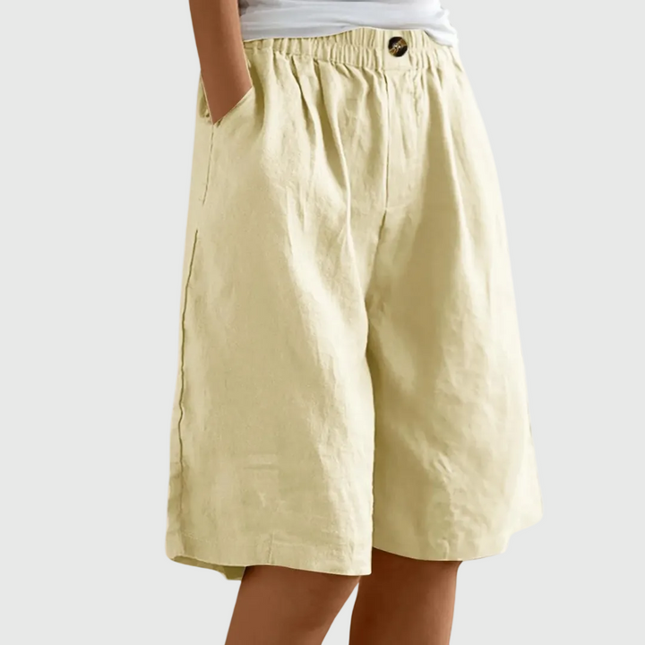 Marie - Ruime Shorts met Elastische Taille