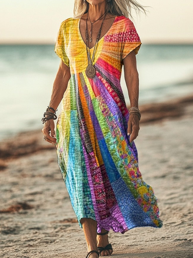 Claire - Bohemian Zonne Design Jurk