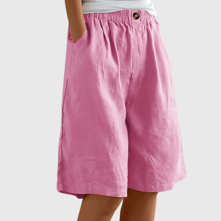 Marie - Ruime Shorts met Elastische Taille