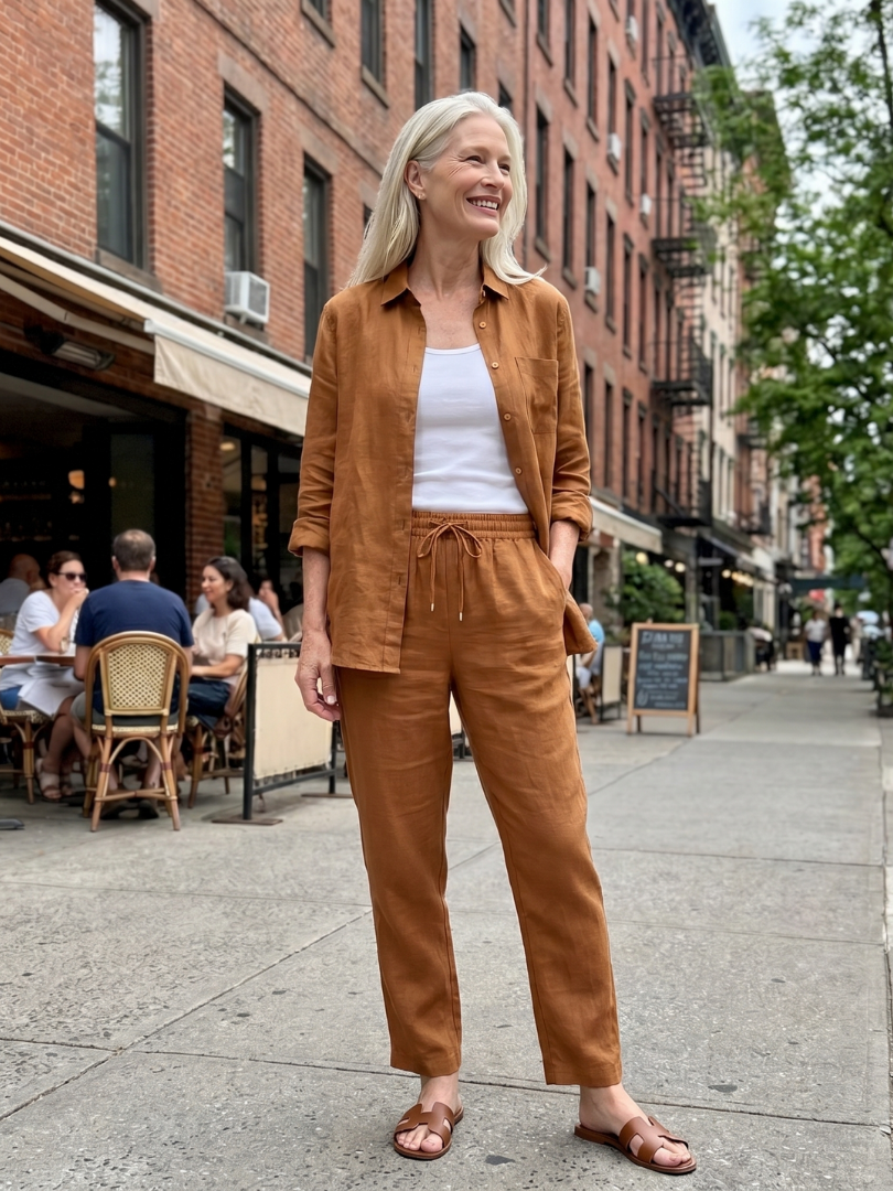 Noor - Lange Mouwen Shirt Tapered Broek Set