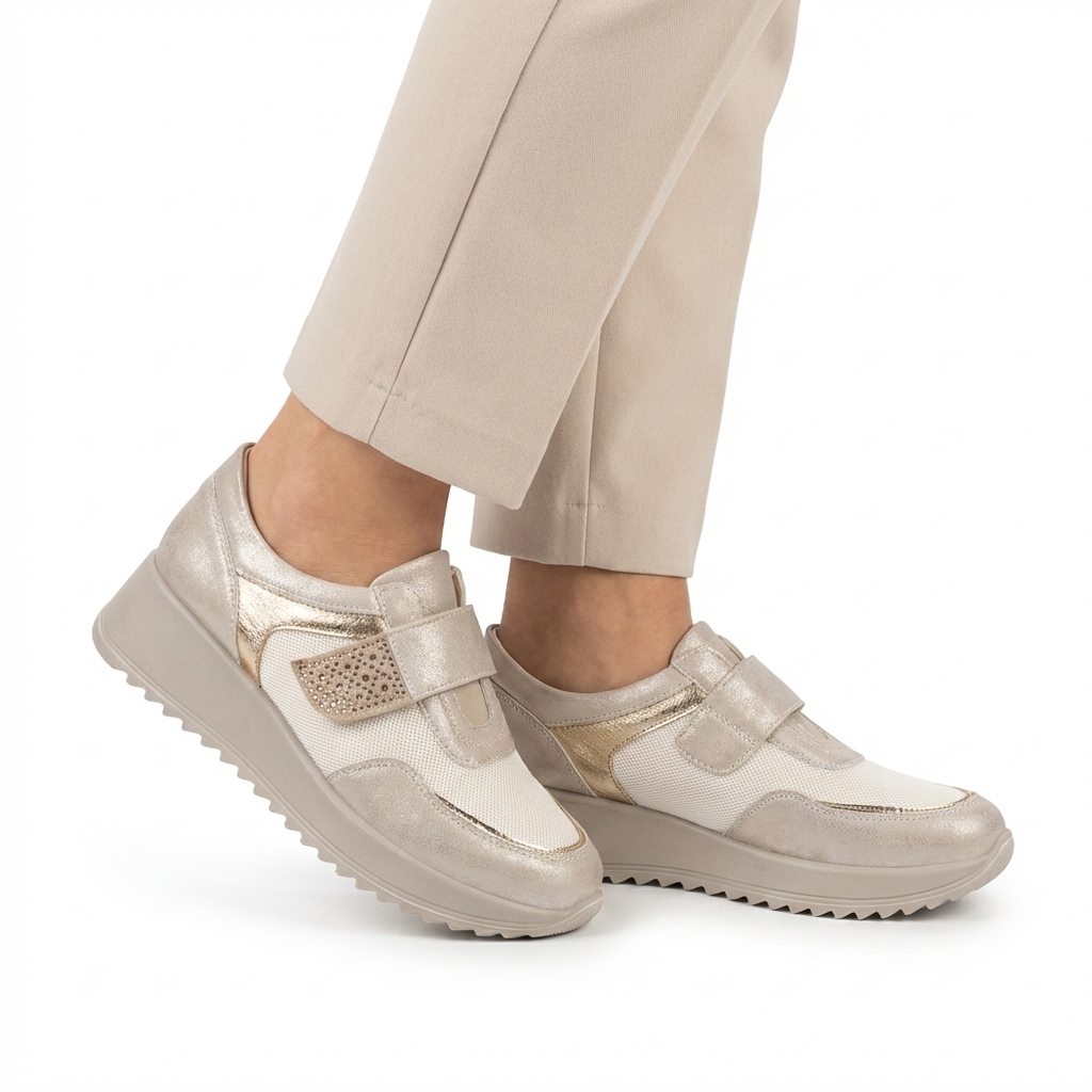 "April - Comfortabele Schoen voor Dames" kan herschreven worden als "April Comfortabele Schoen voor Dames".