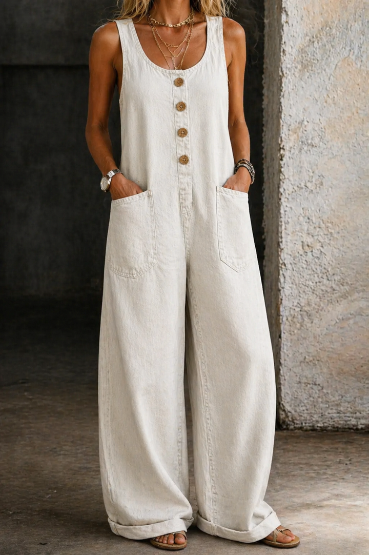 Willy - Vintage Gewassen Denim Overalls