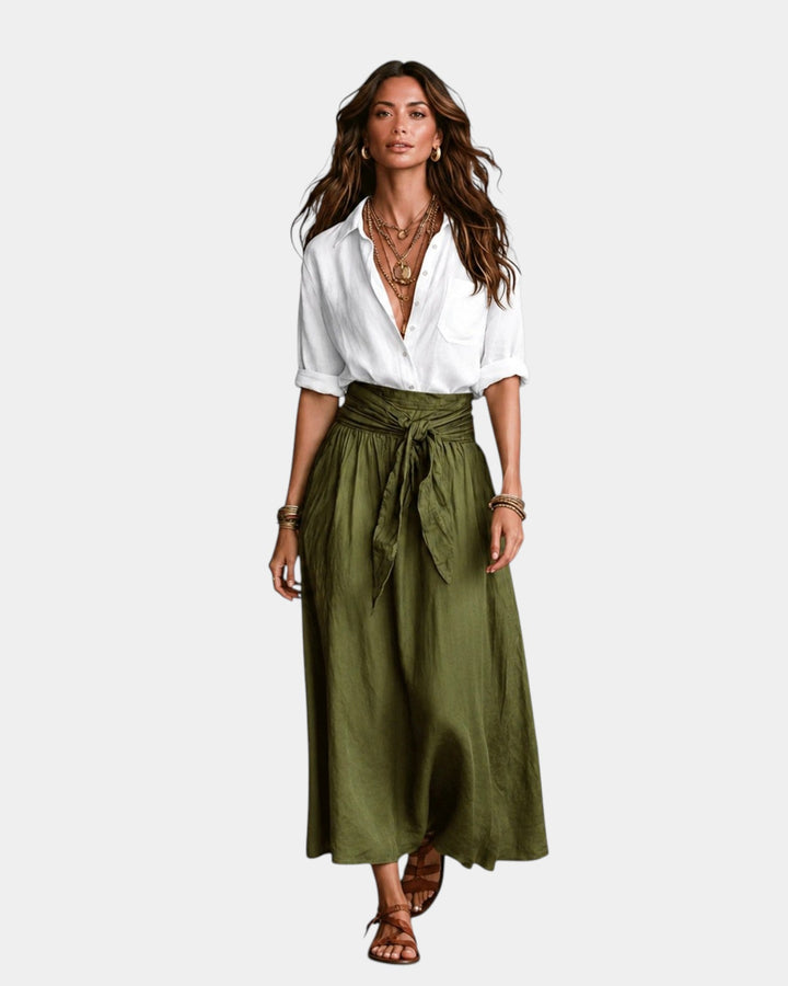 Danaé - Midi rok en gratis blouse
